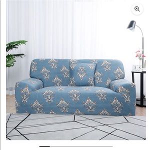 Blue microfiber premium sofa cover quality!